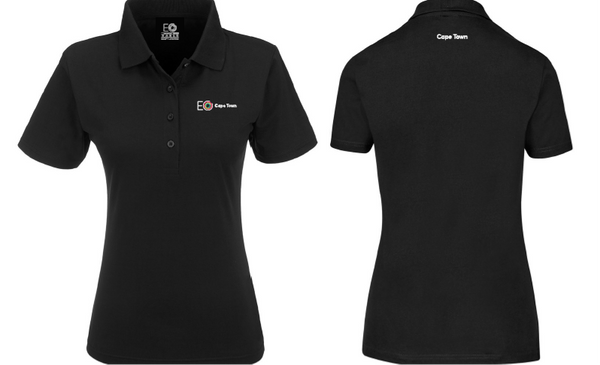 Ladies Polo shirt - 100% Cotton-Black